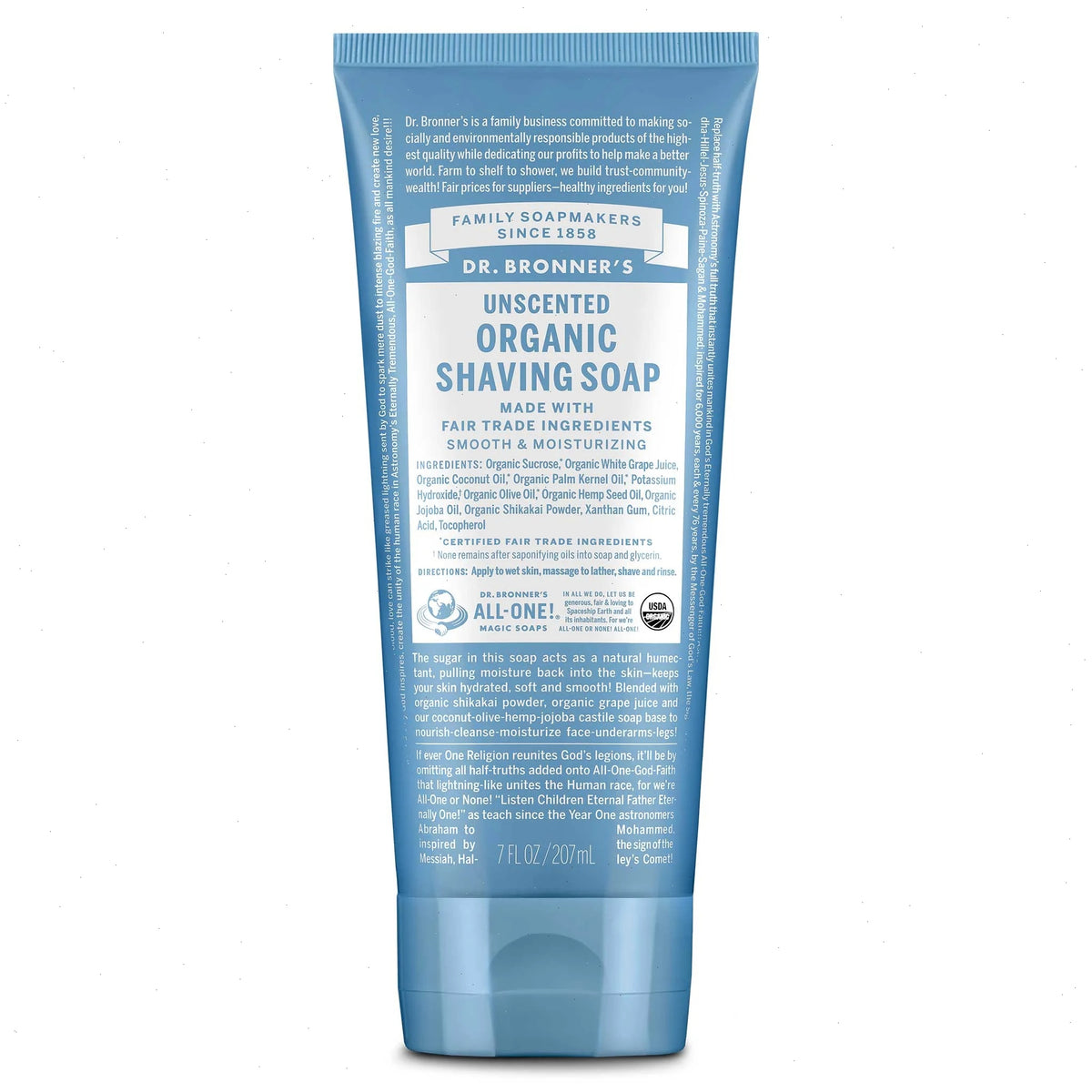 Unscented - Organic Shaving Soaps