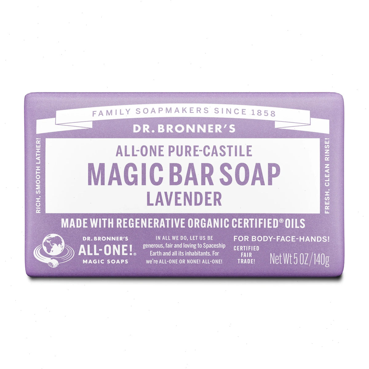 Lavender - Pure-Castile Magic Bar Soap
